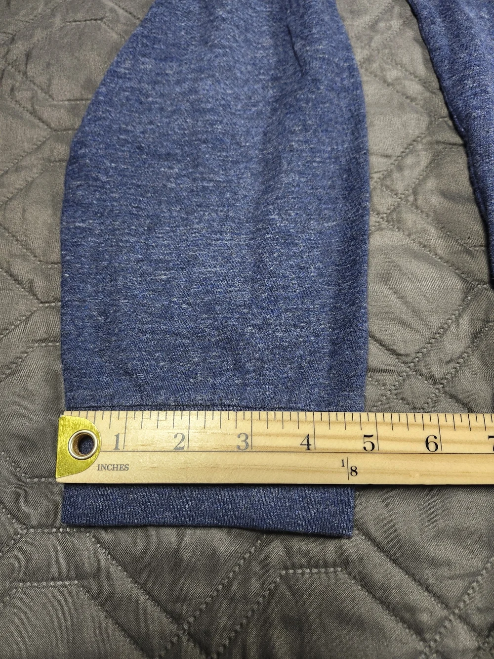 Polo Ralph Lauren blue heather long-sleeve crewneck t-shirt embroidered logo L